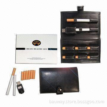 Mini Wallet Leather Case for Electronic Cigarette, with Portable Feature, Easy to Carry
